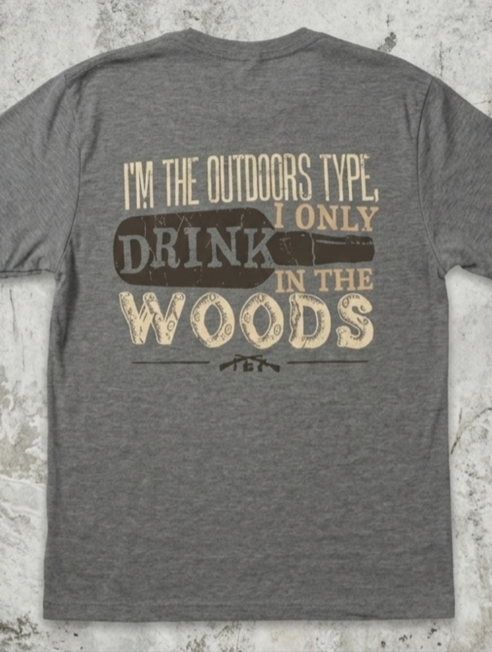 ​Davy Crockett’s Tennessee Whiskey Graphic Tee - Gray - XL - Picture 6 of 6